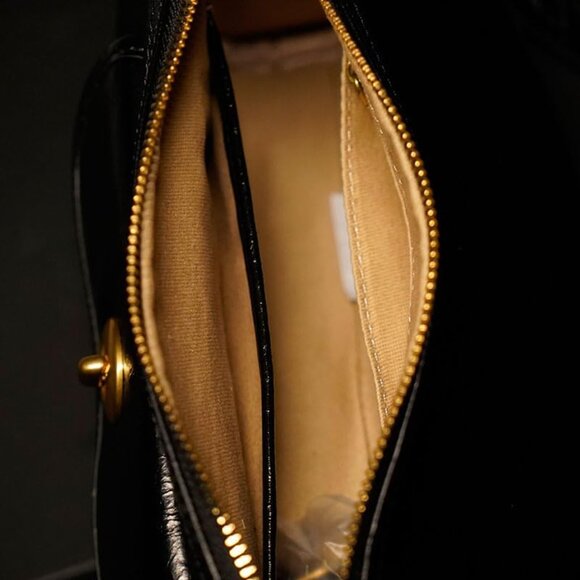 Women's Stylish Genuine Leather Shoulder Bag Lady with Two Strap - Picture 7 of 7